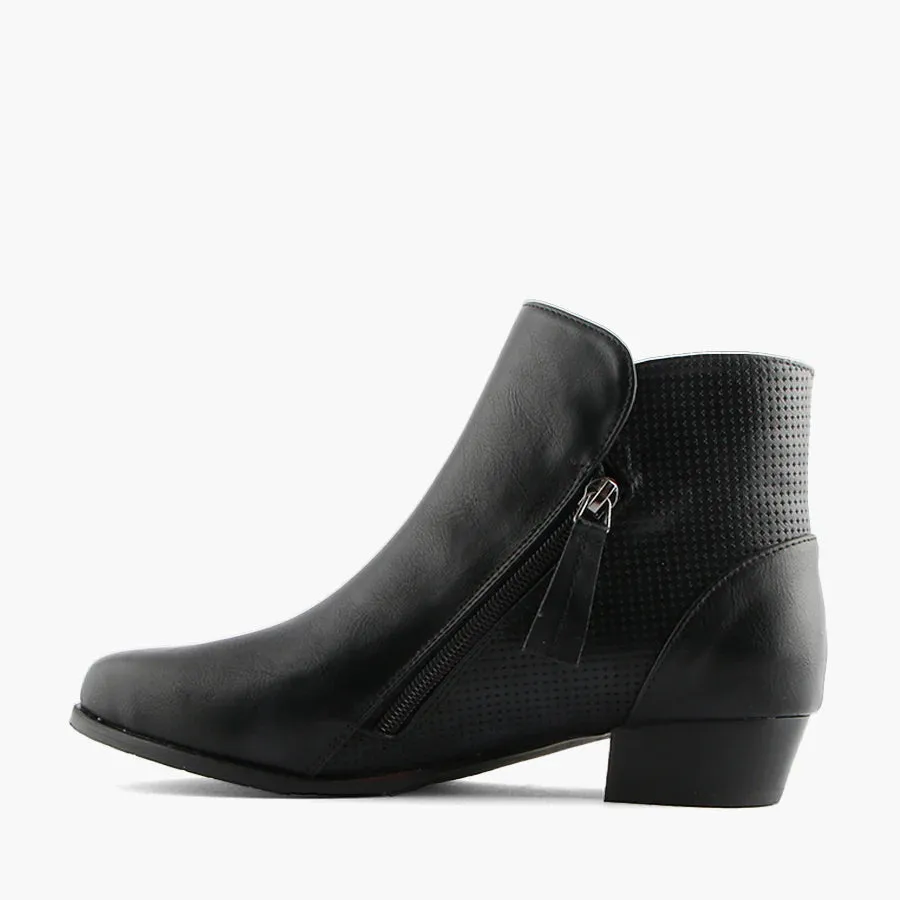 Cracker Ankle Boot Black