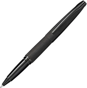 Cross ATX Brushed Black PVD Diamond Pattern Rollerball Pen