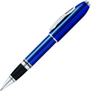 Cross Peerless 125 Translucent Quartz Blue Rollerball Pen