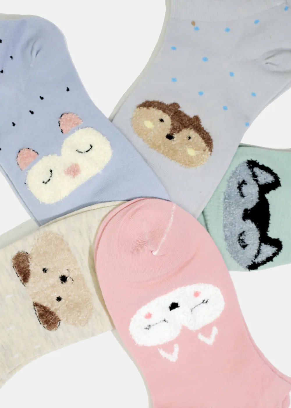 Cute Animal Low-Cut Socks