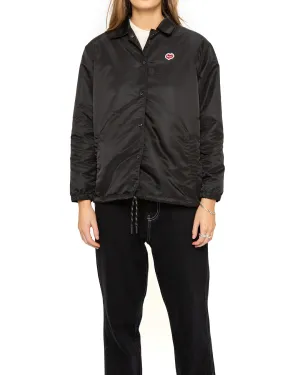 Dad Coach Jacket (Relaxed Fit) - Black