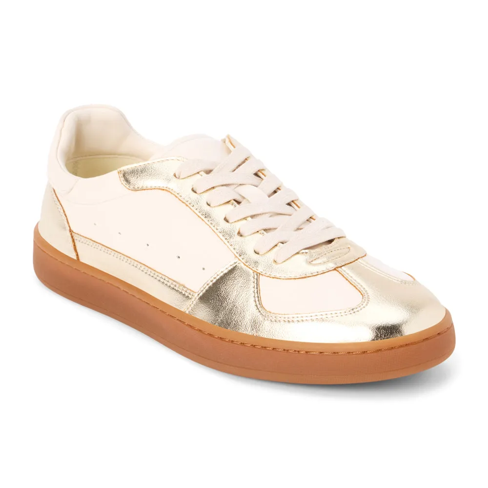 Dana Metallic Lace Up Sneakers