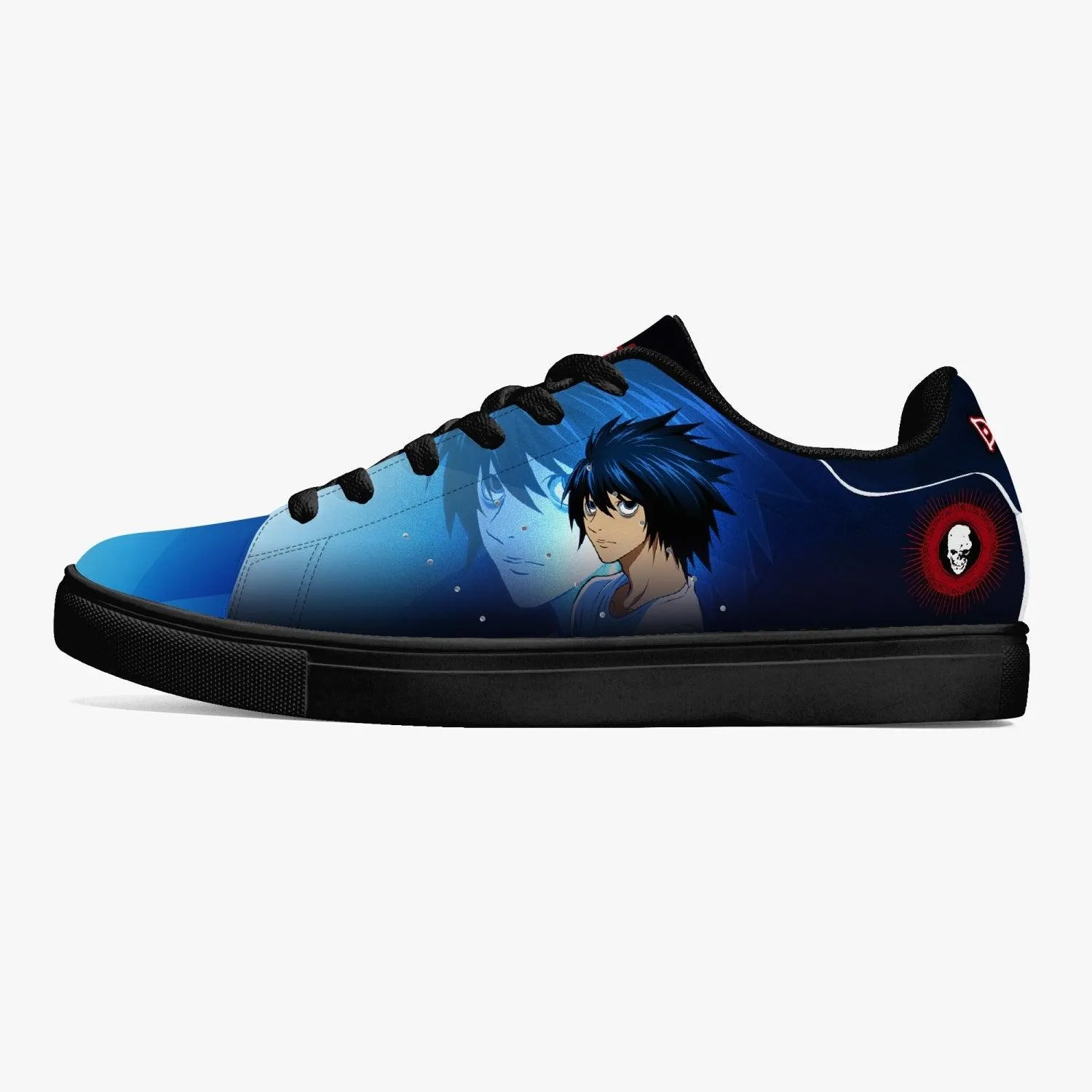 Death Note L Blue Skate Anime Shoes