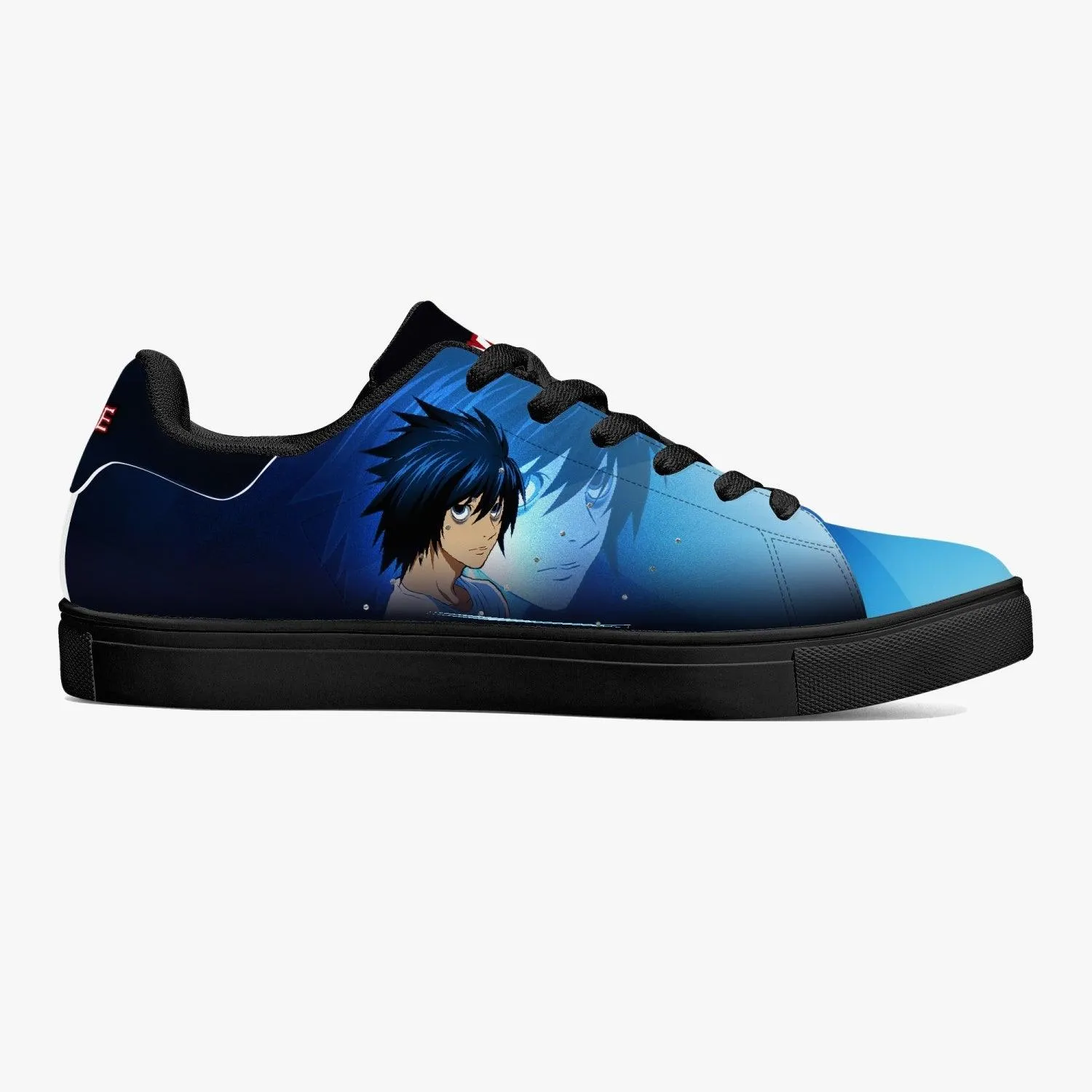 Death Note L Blue Skate Anime Shoes