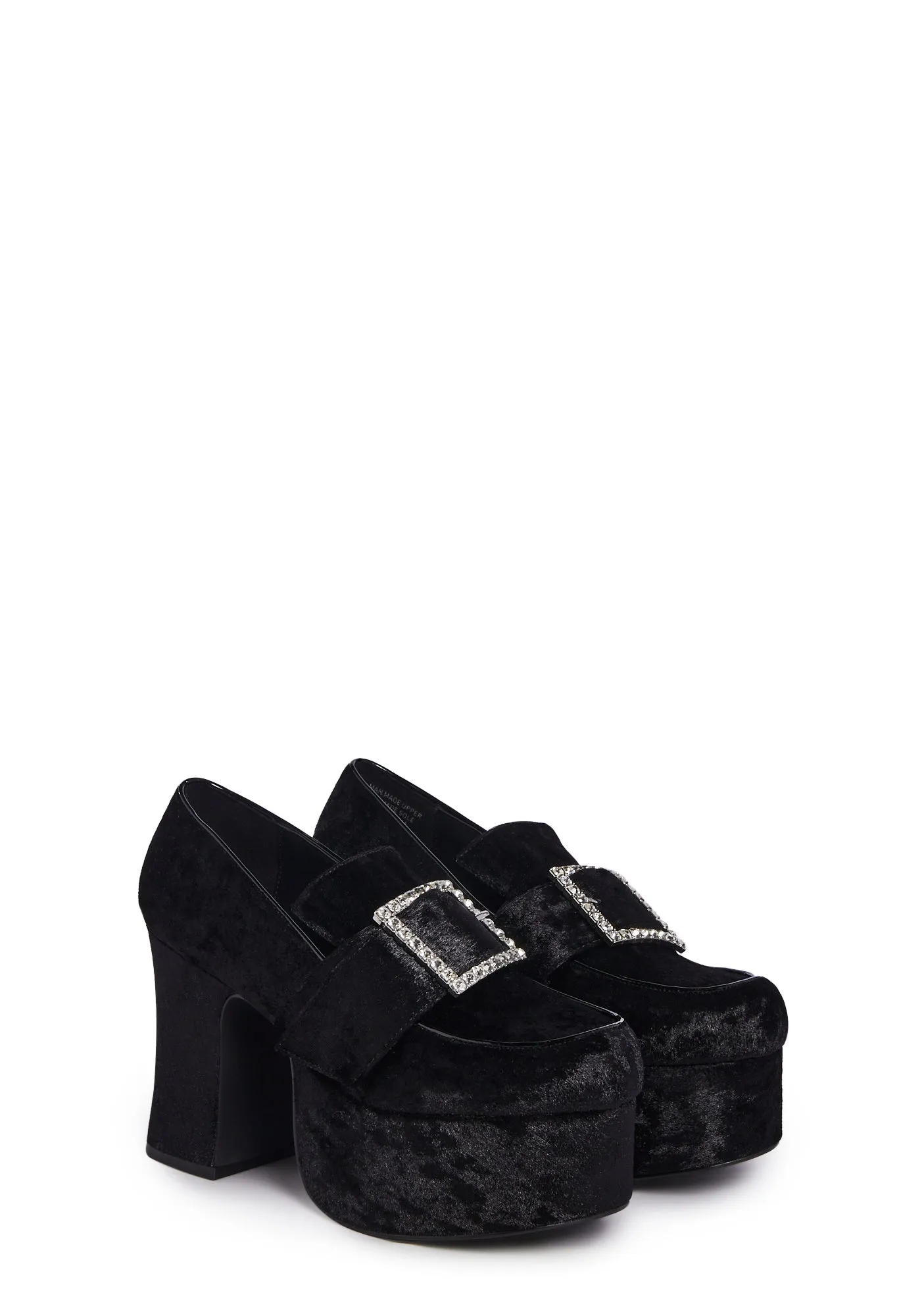 Deelite Qrystal Oxford Platforms - Black