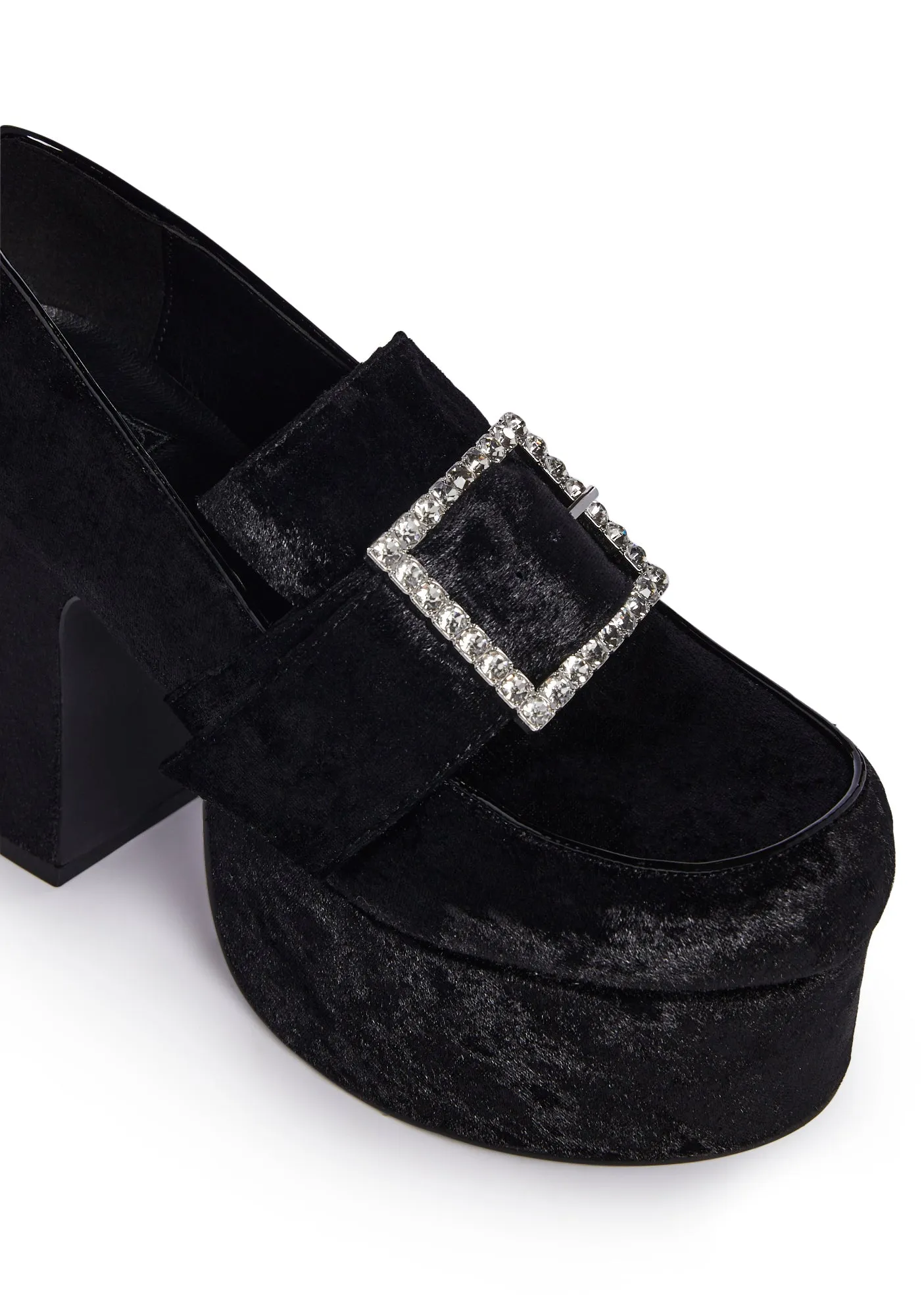 Deelite Qrystal Oxford Platforms - Black