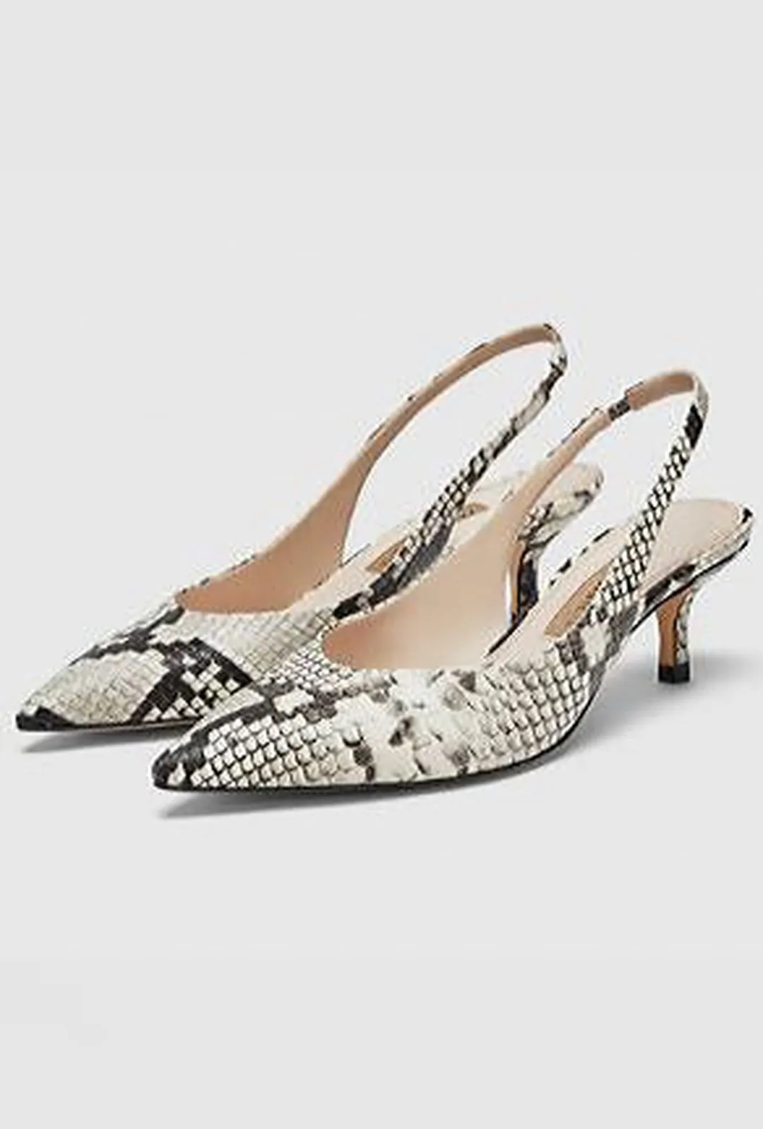 DINA - KITTEN SLINGBACK HEELS