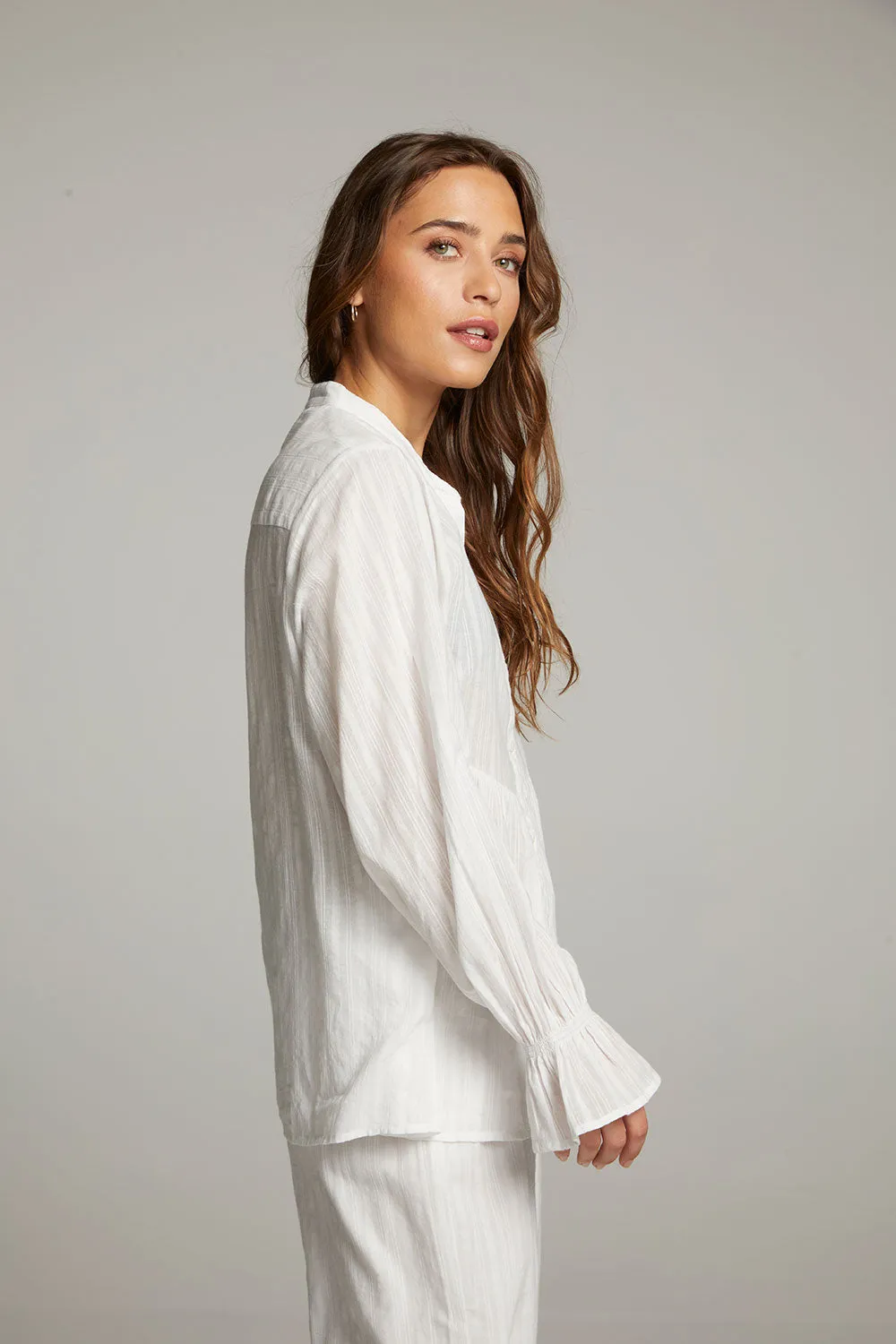 Dolphin White Button Down