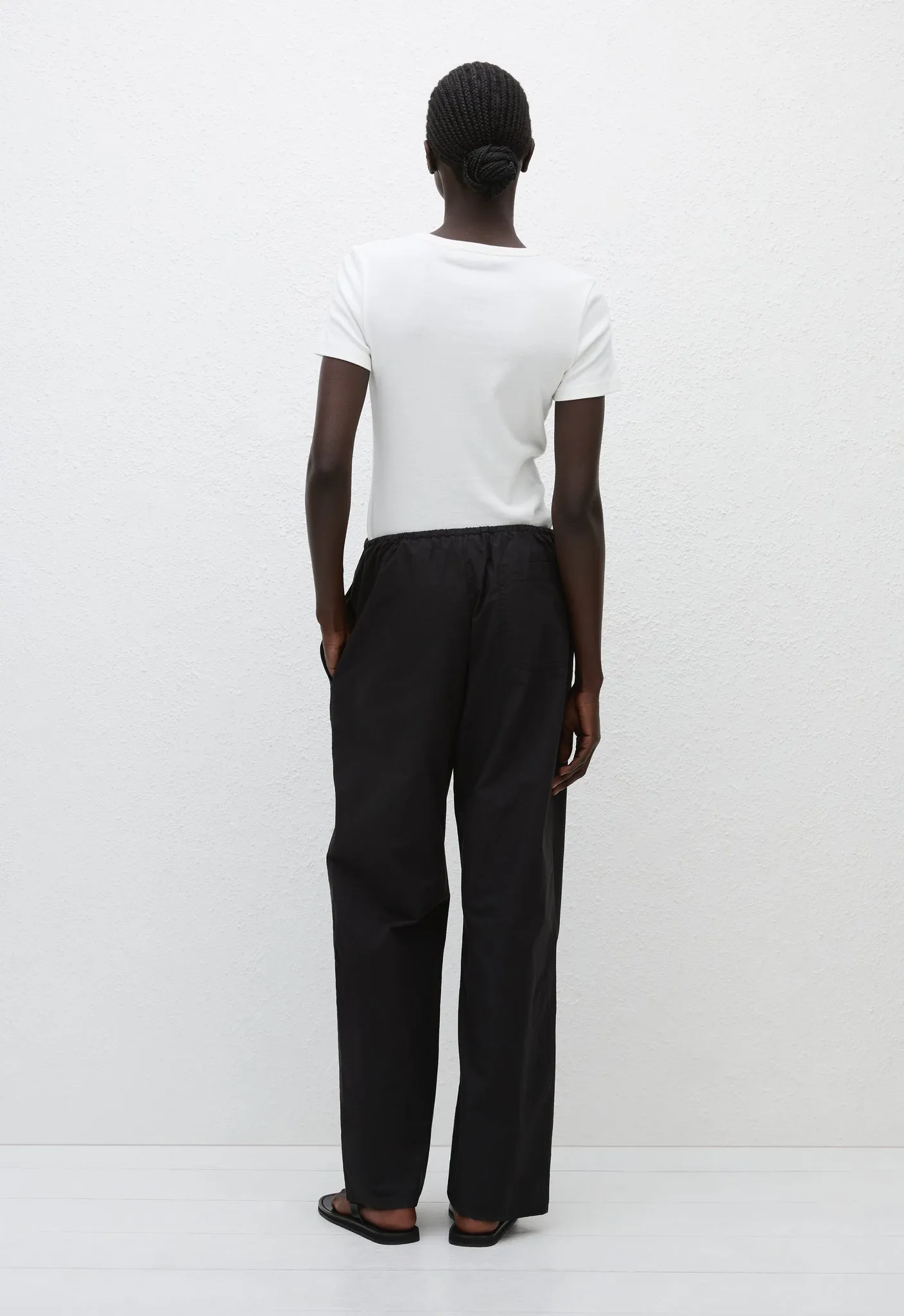 Drawcord Pant - Black