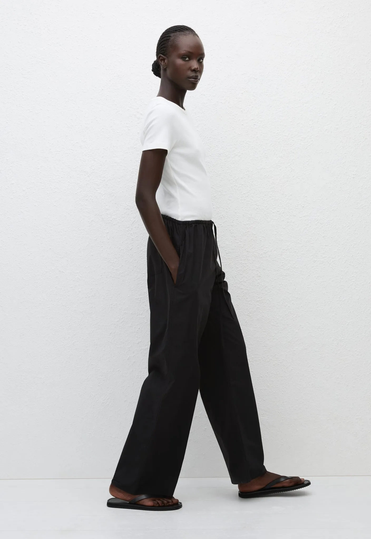 Drawcord Pant - Black