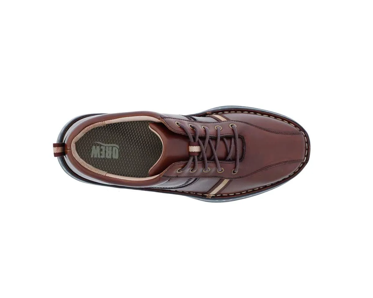 Drew Hogan Men Casual Shoe In Brown Leather