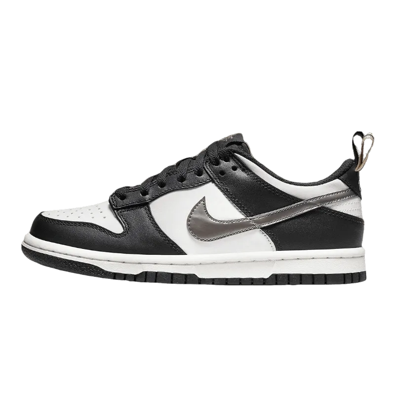 Dunk Low Black/White Metallic