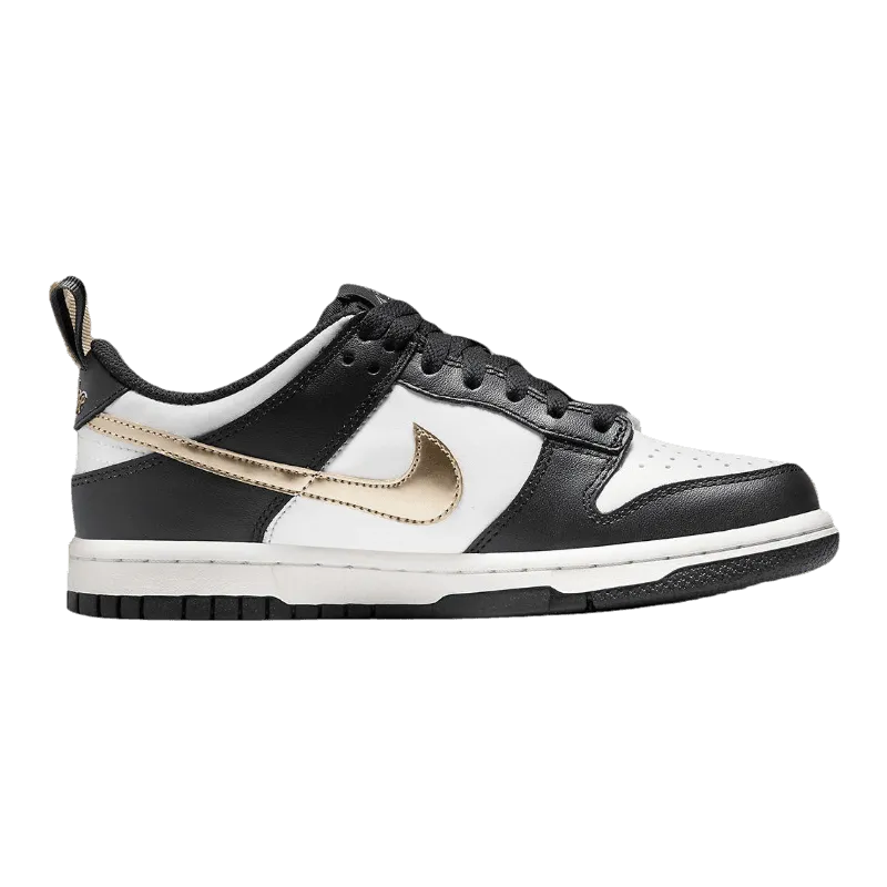 Dunk Low Black/White Metallic