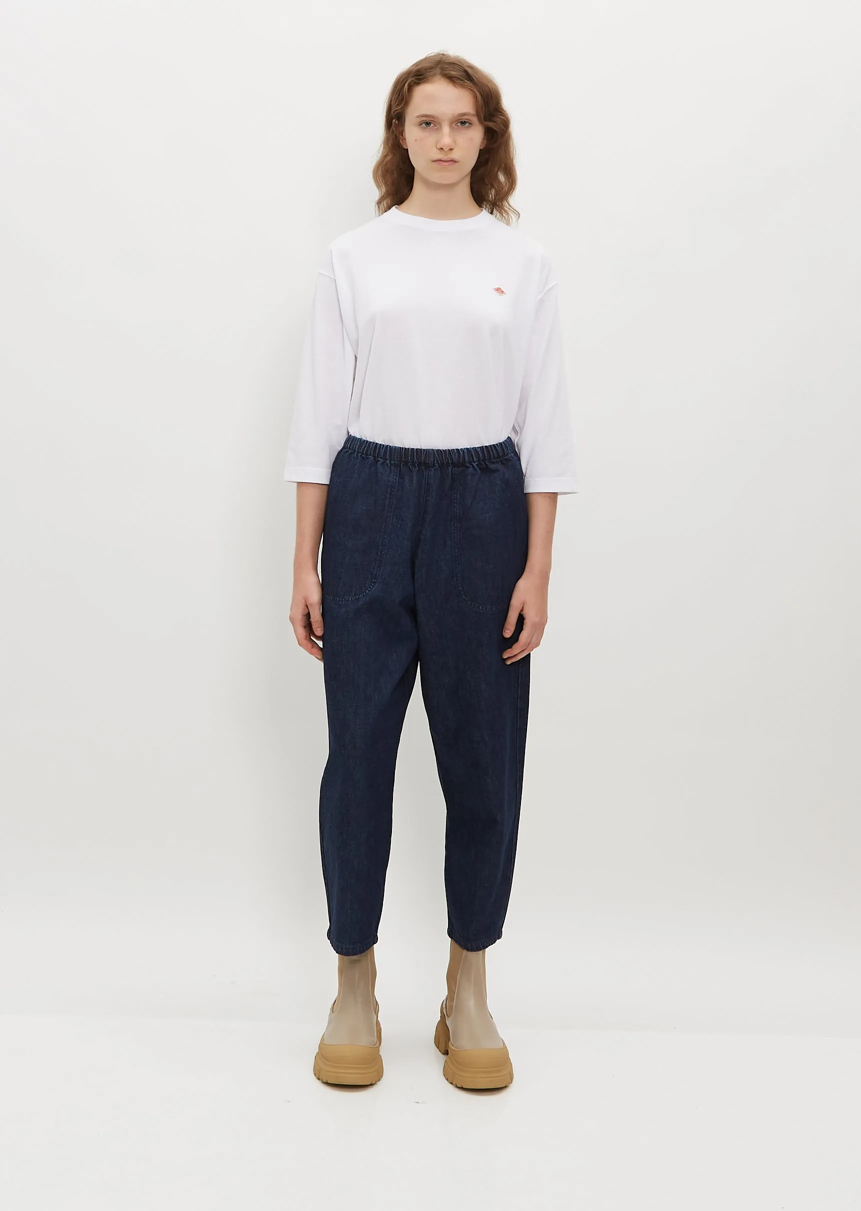 Easy Cotton Pants — Dark Indigo