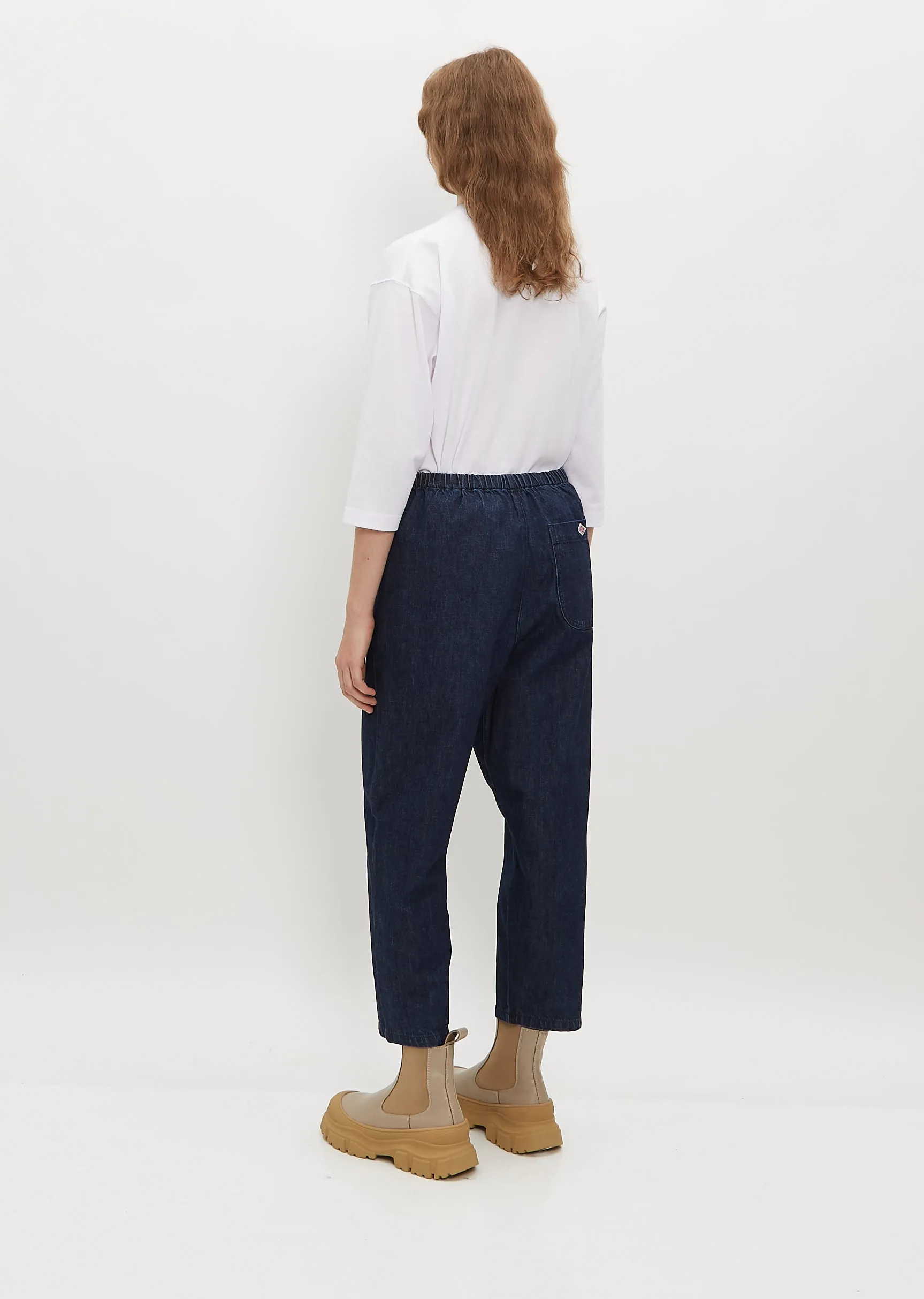 Easy Cotton Pants — Dark Indigo