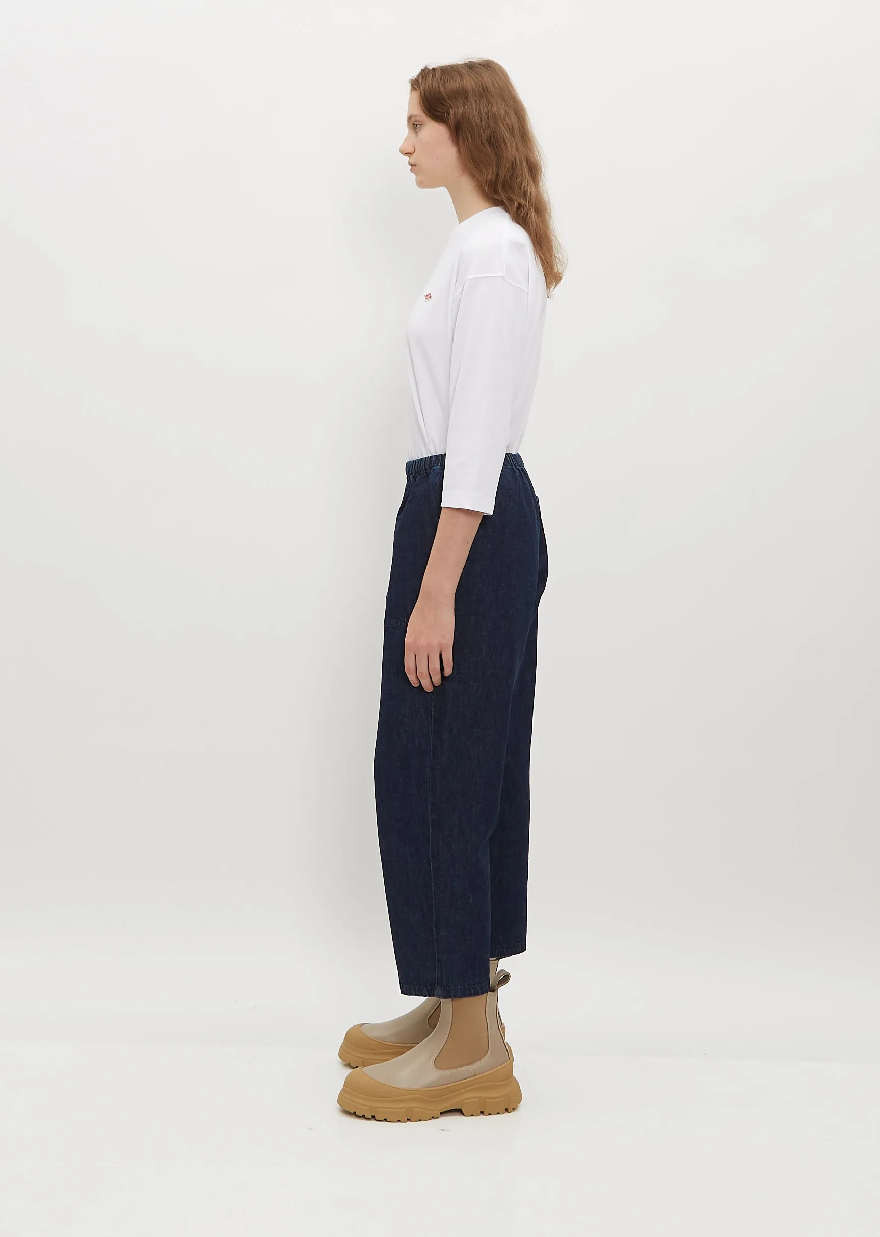 Easy Cotton Pants — Dark Indigo