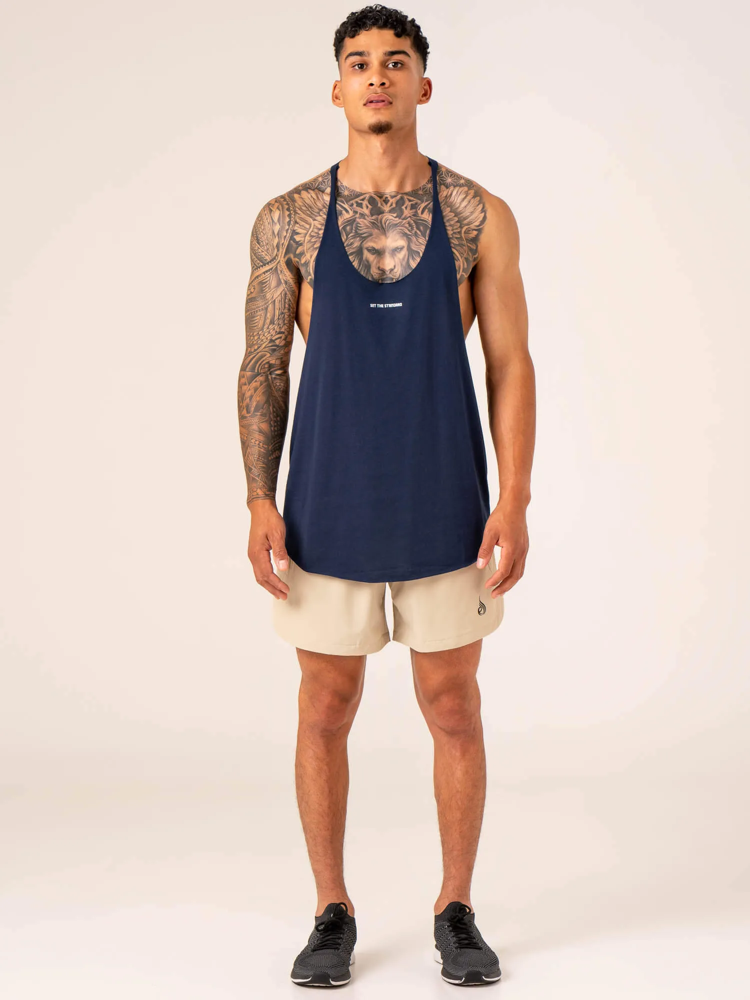 Emerge Arnie T-Back - Navy