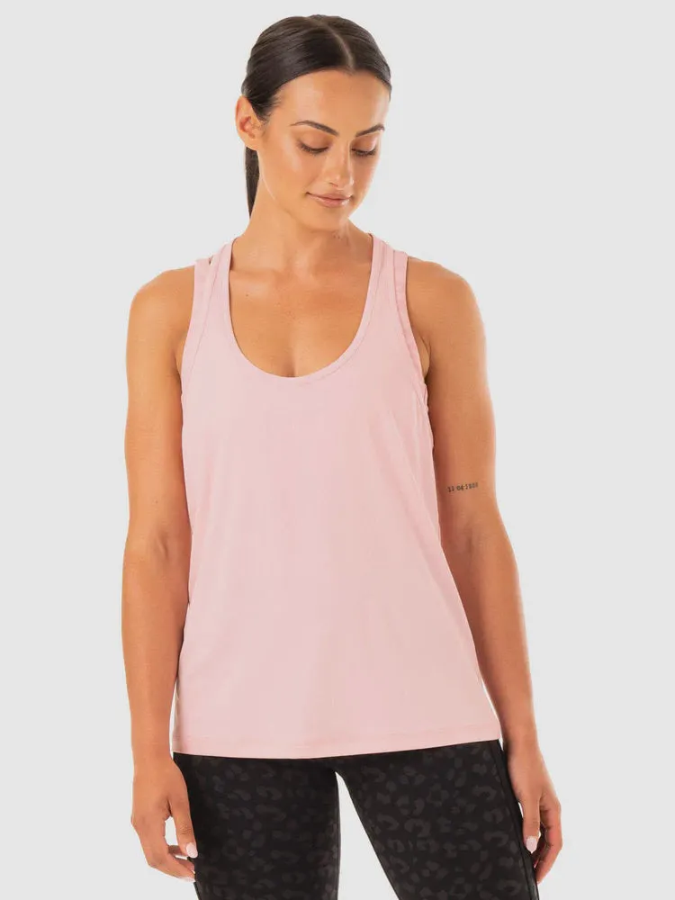 EVOLUTION RACER BACK TANK PINK