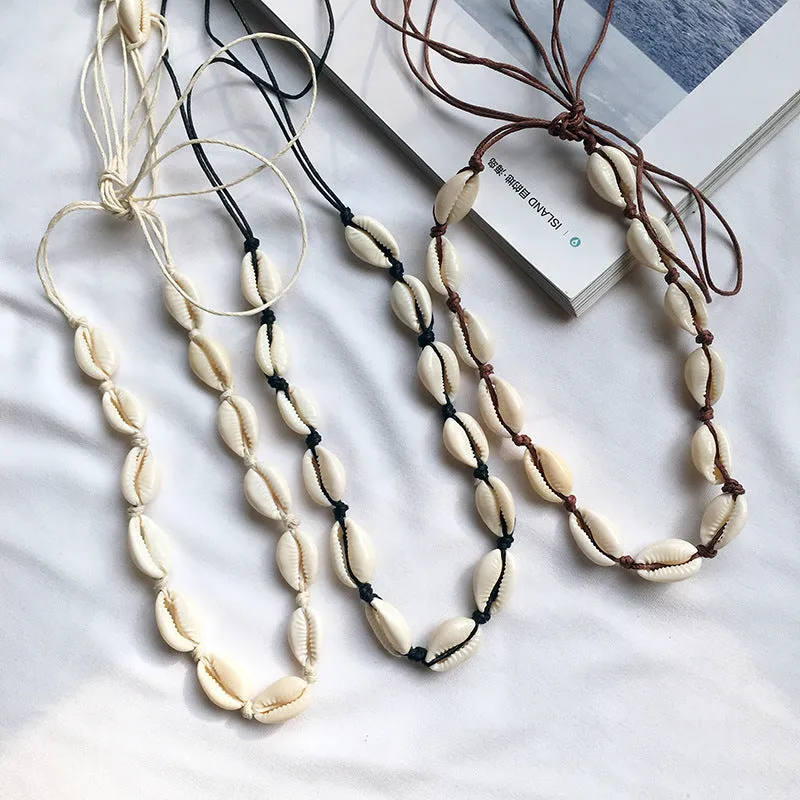 Extravagant Shell Rope Necklace - Vienna Verve Collection by Planderful