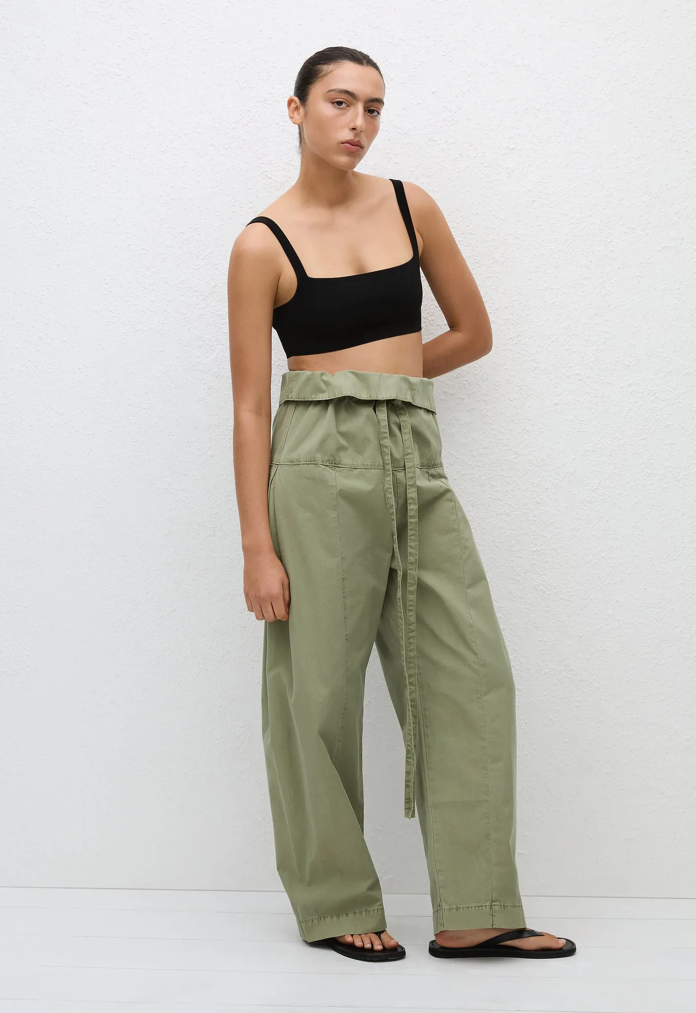 Fisherman Drawcord Pant - Oregano