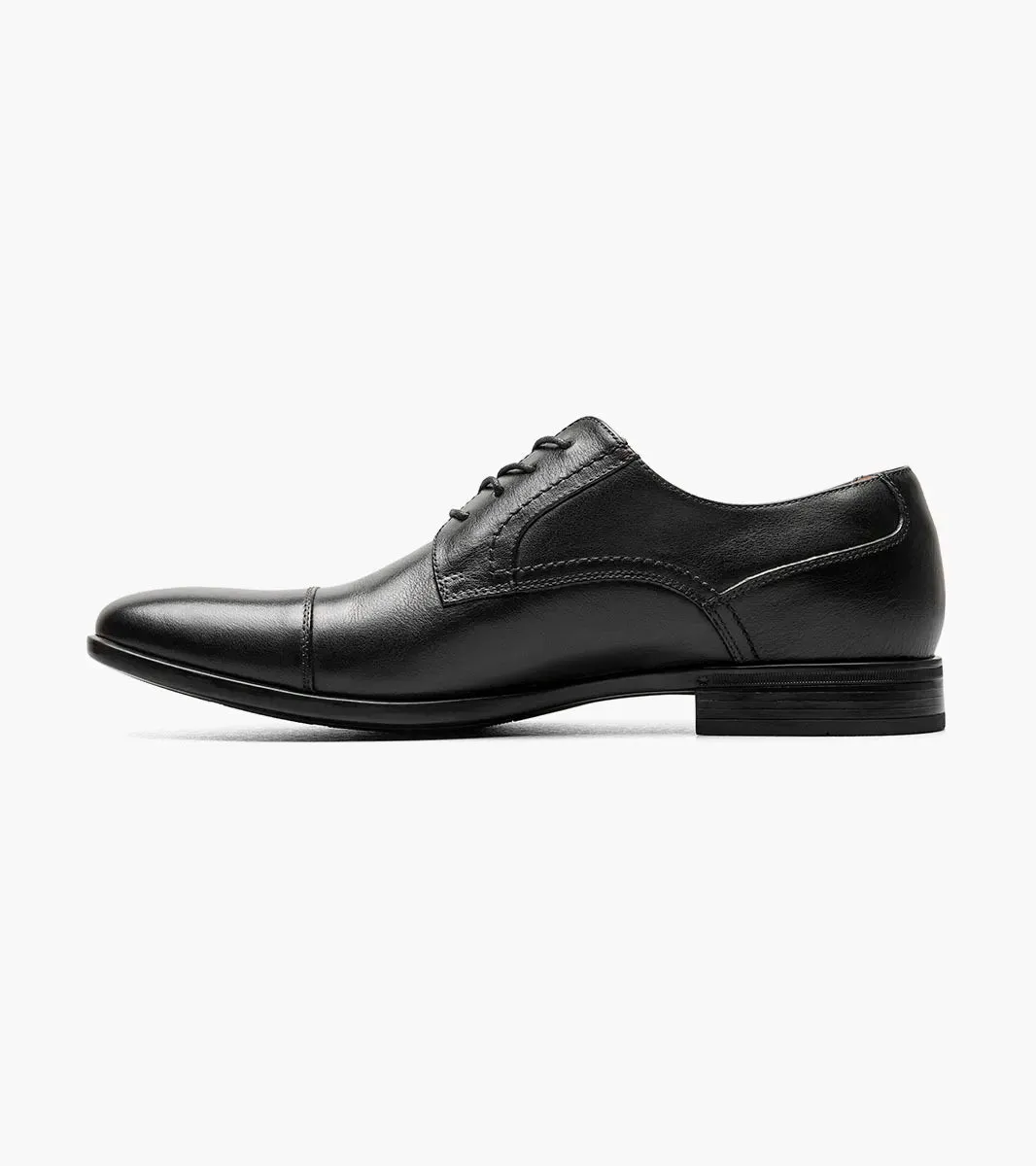 Florsheim "Zaffiro" Cap Toe Oxford Shoe - Black