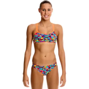 Funkita - Stacked Up - Girls Criss Cross Two Piece