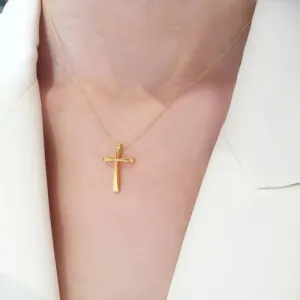 Gold Cross Necklace