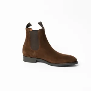 GOMMA CHELSEA BOOTS in BROWN SUEDE