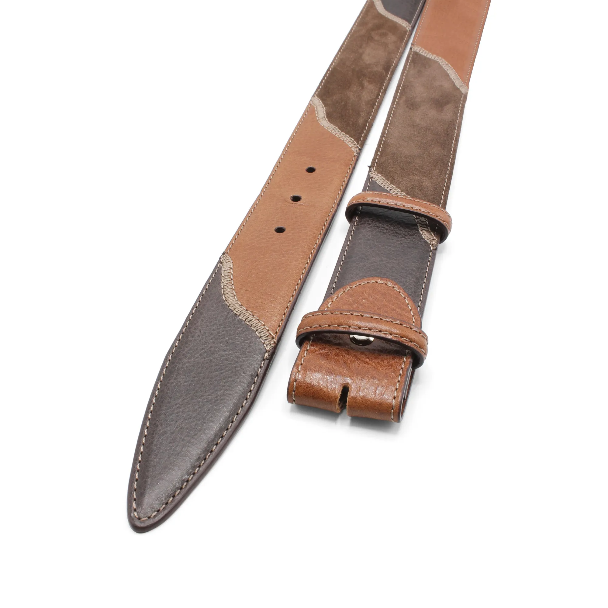 Greystoke Triple Patchwork Belt Strap