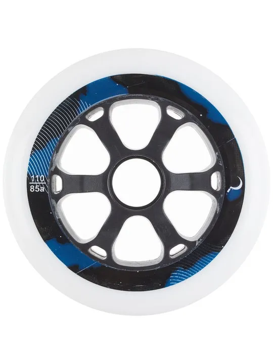 Ground Control GC 110mm Wheel UR Galaxy 85A White 6-Pack