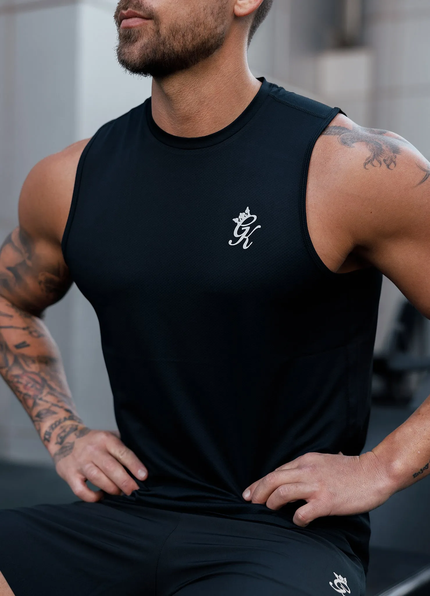 Gym King Energy Vest - Black