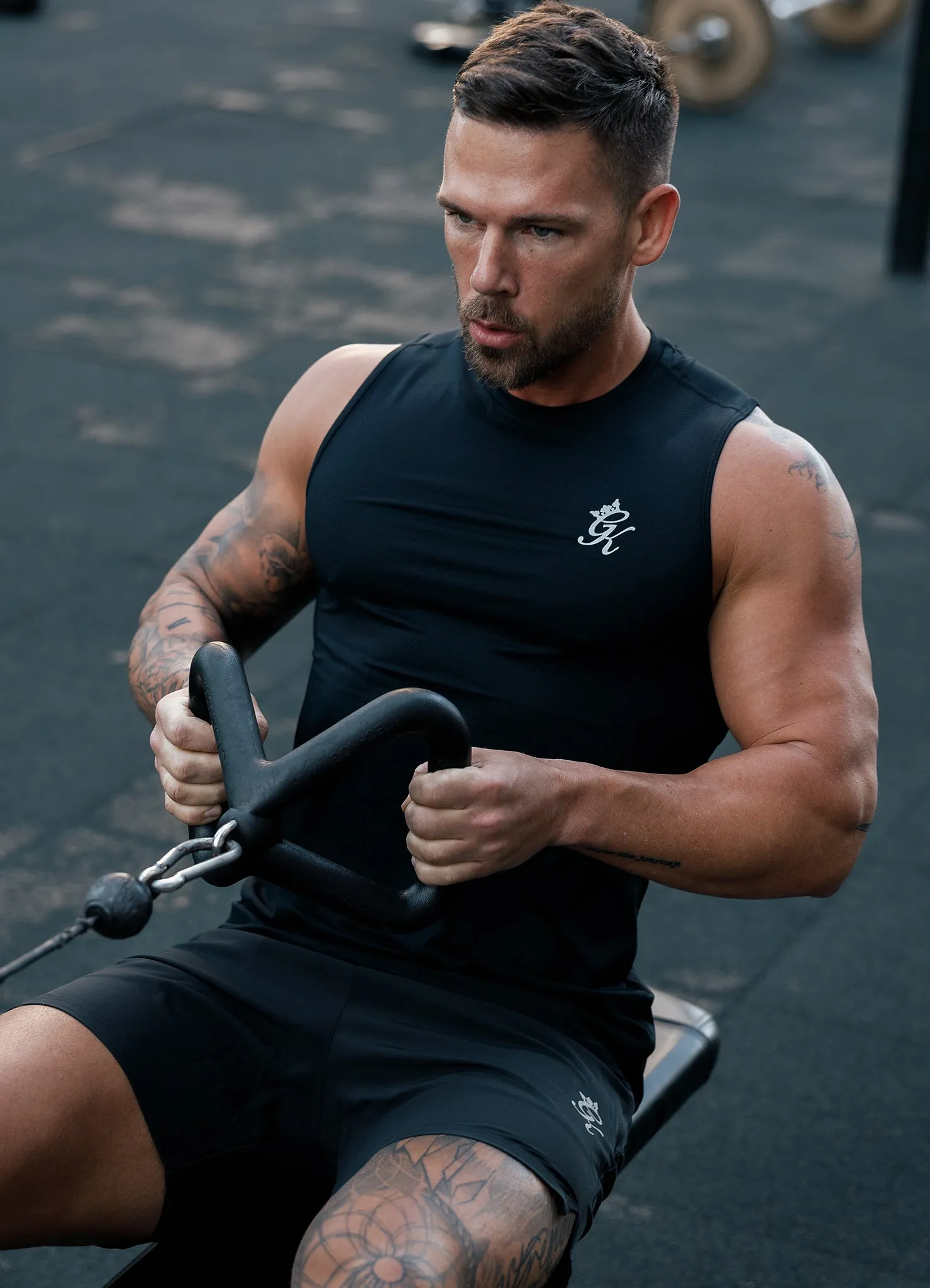 Gym King Energy Vest - Black