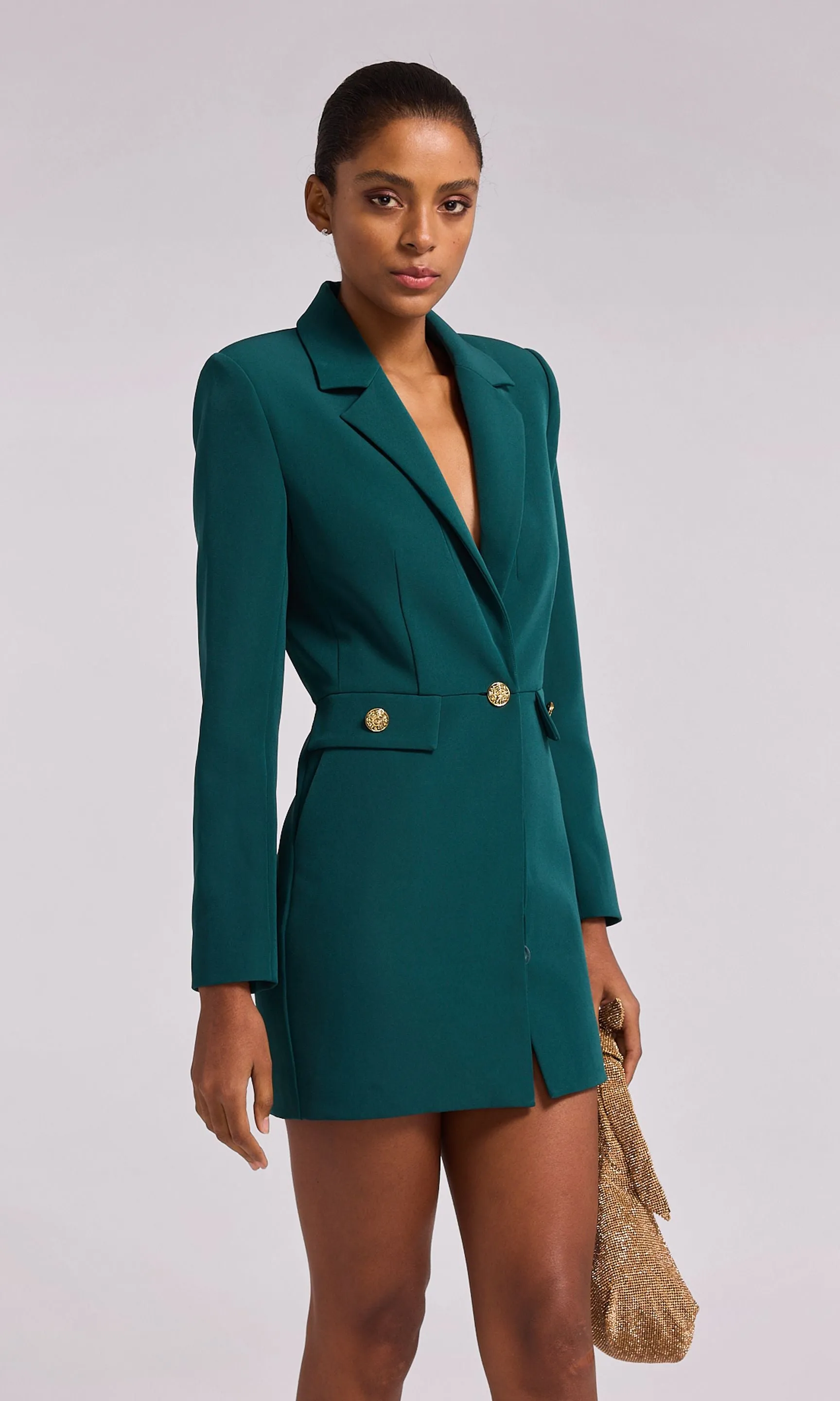 Jeanne Crepe Blazer Dress