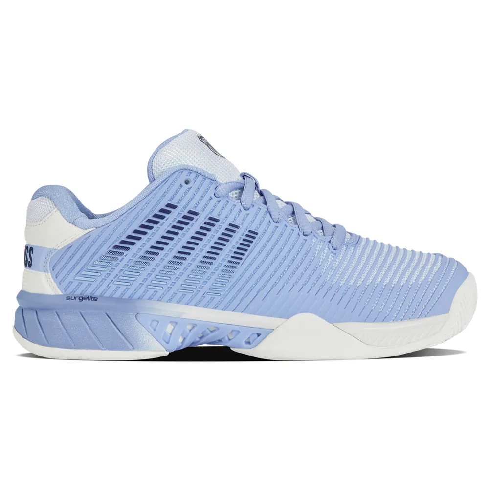 K-Swiss Hypercourt Express 2 HB (Ladies) - Bright White/Open Air/Estate Blue