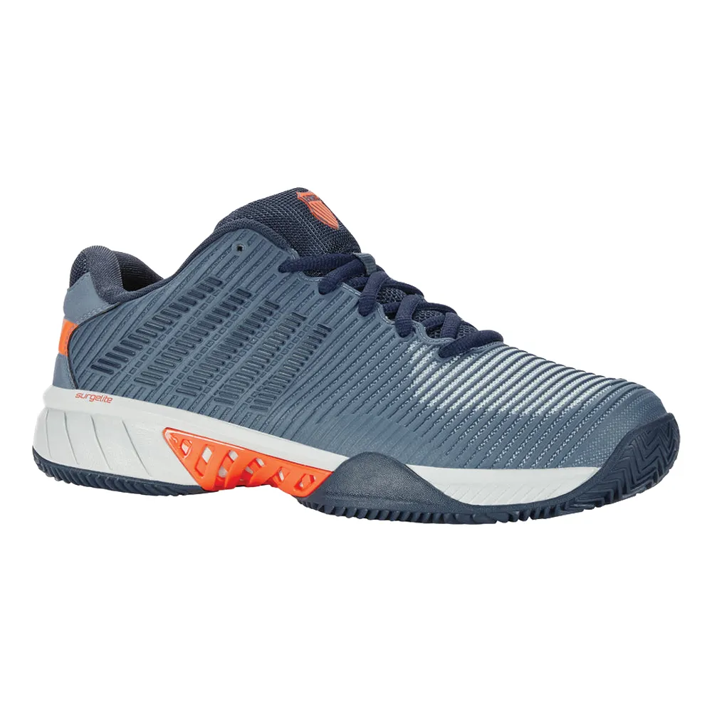 K-Swiss Hypercourt Express 2 HB Tennis Shoes (Mens) - WINDWARD BLUE/ORION BLUE/SCARLET IBIS