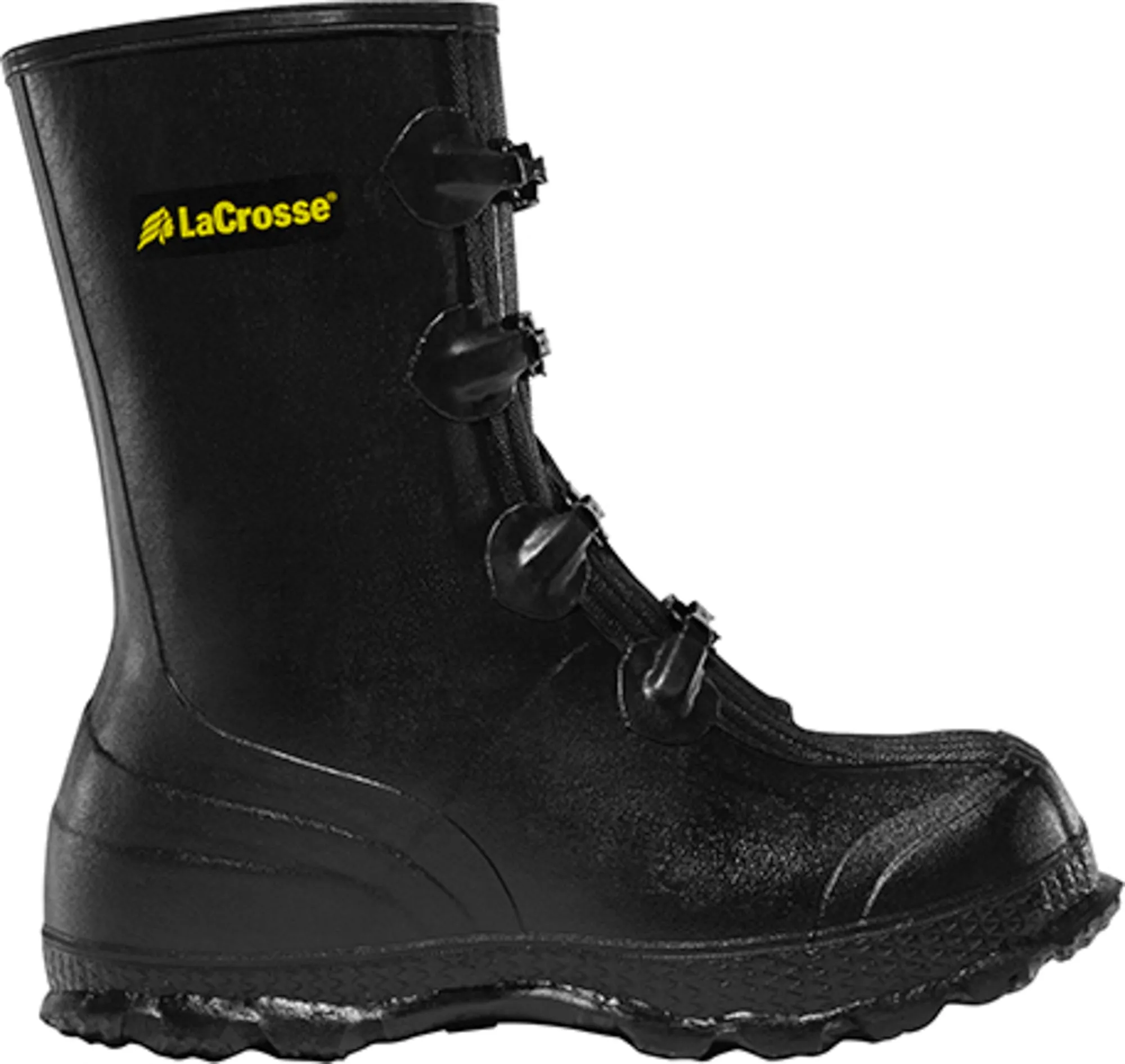 Lacrosse Z Series Mens Black Rubber 11in Work Overshoes