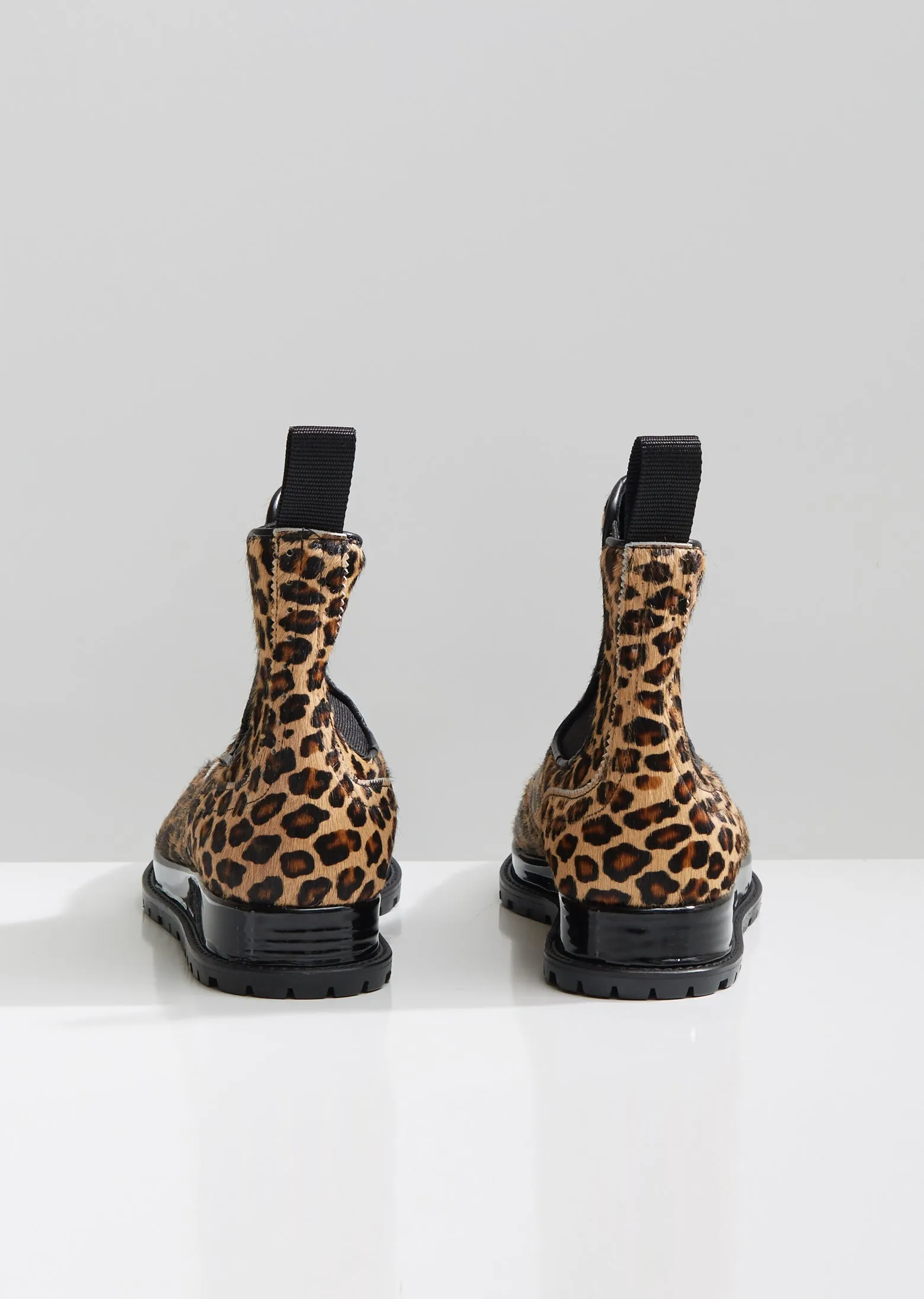 Leopard Chelsea Boots