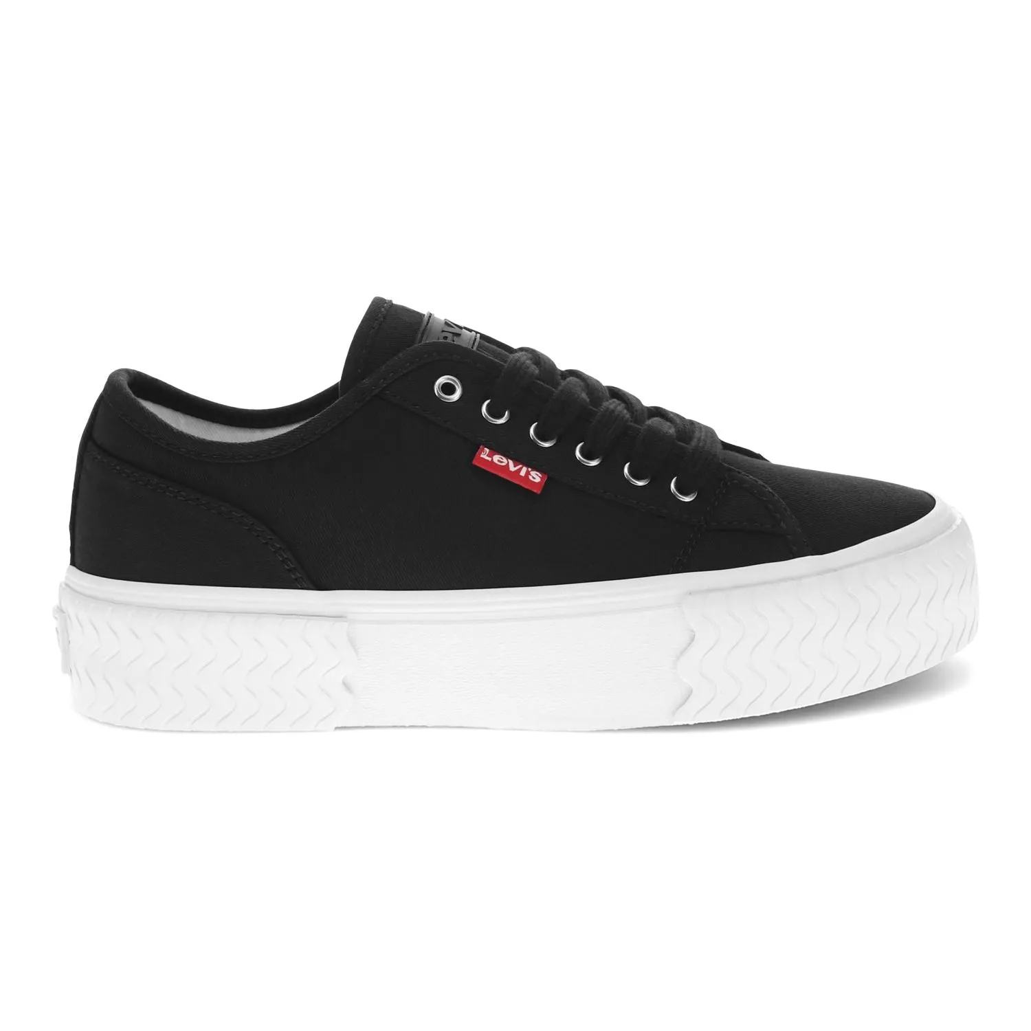 Levi's Modern Women's Levi's Stacked Low Top Sneakers, Black