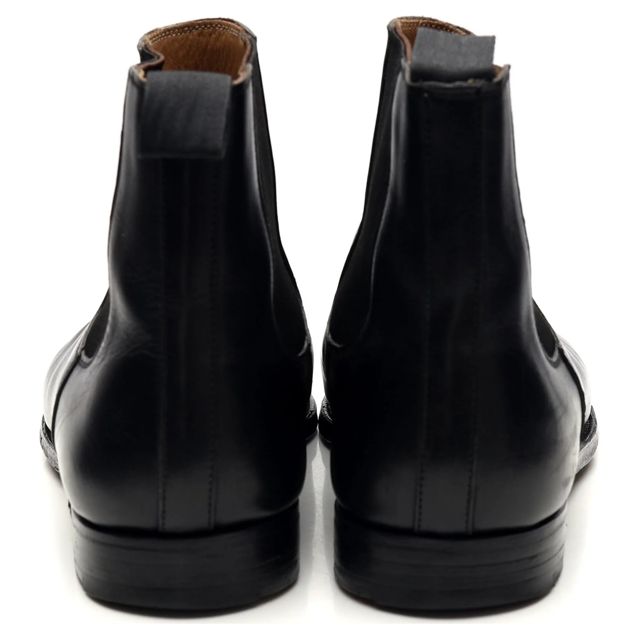 'Lingfield' Black Leather Chelsea Boots UK 8.5 E