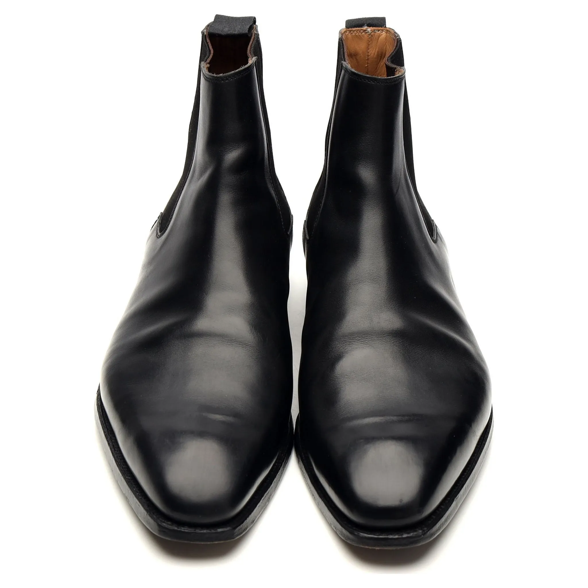 'Lingfield' Black Leather Chelsea Boots UK 8.5 E