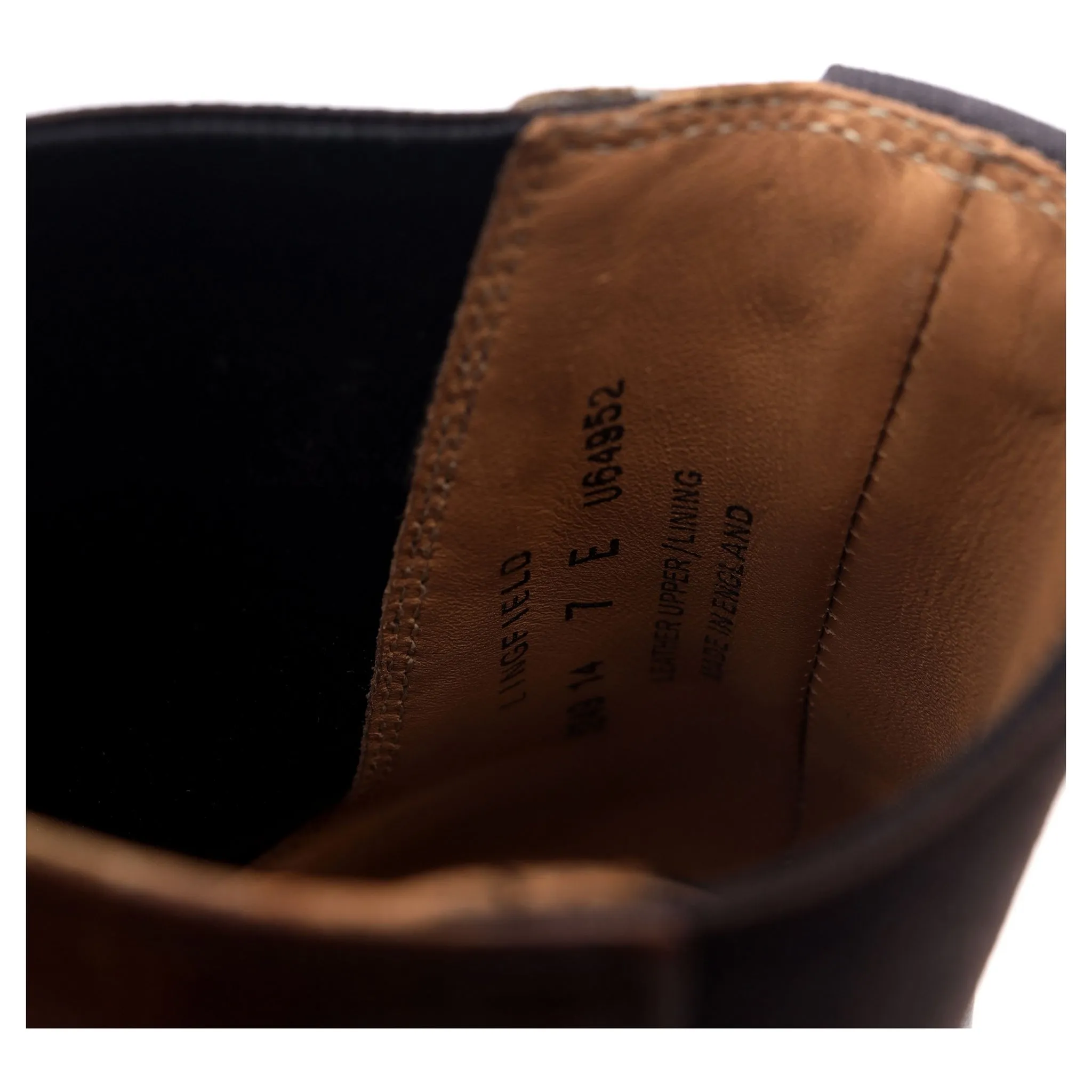 'Lingfield' Dark Brown Leather Chelsea Boots UK 7 E