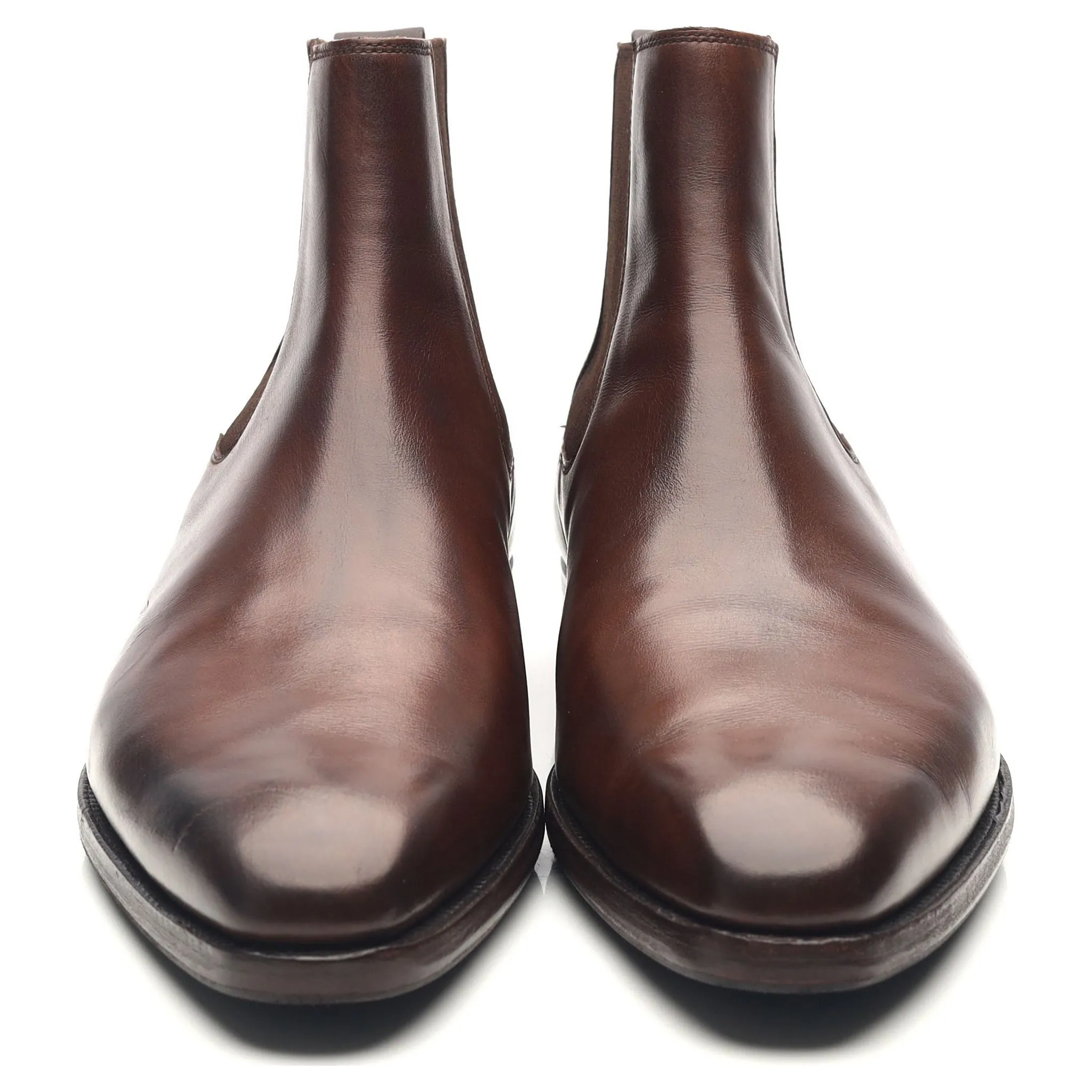 'Lingfield' Dark Brown Leather Chelsea Boots UK 7 E