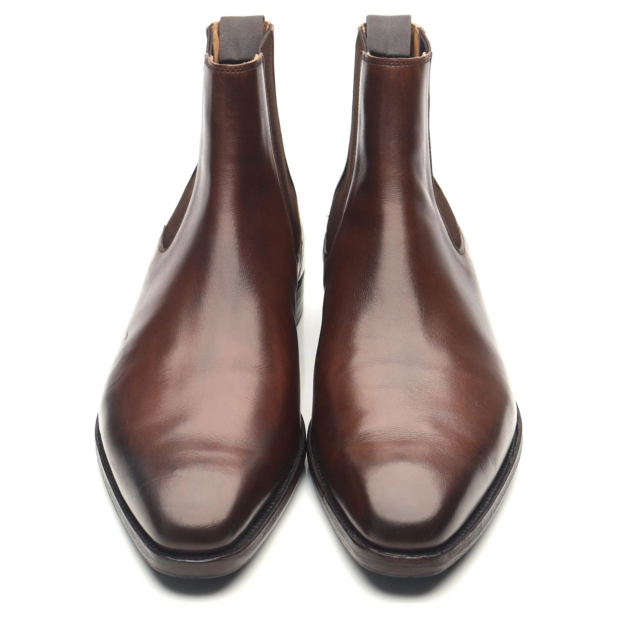 'Lingfield' Dark Brown Leather Chelsea Boots UK 7 E