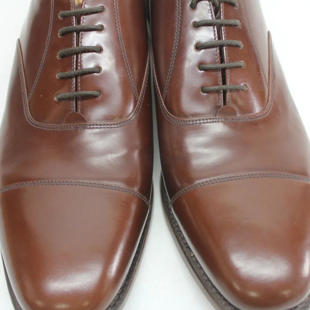 Loake 200 Brown Mens Leather Oxford Formal Smart Lace-up Shoes - UK 10.5