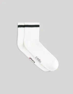 Low cotton blend socks