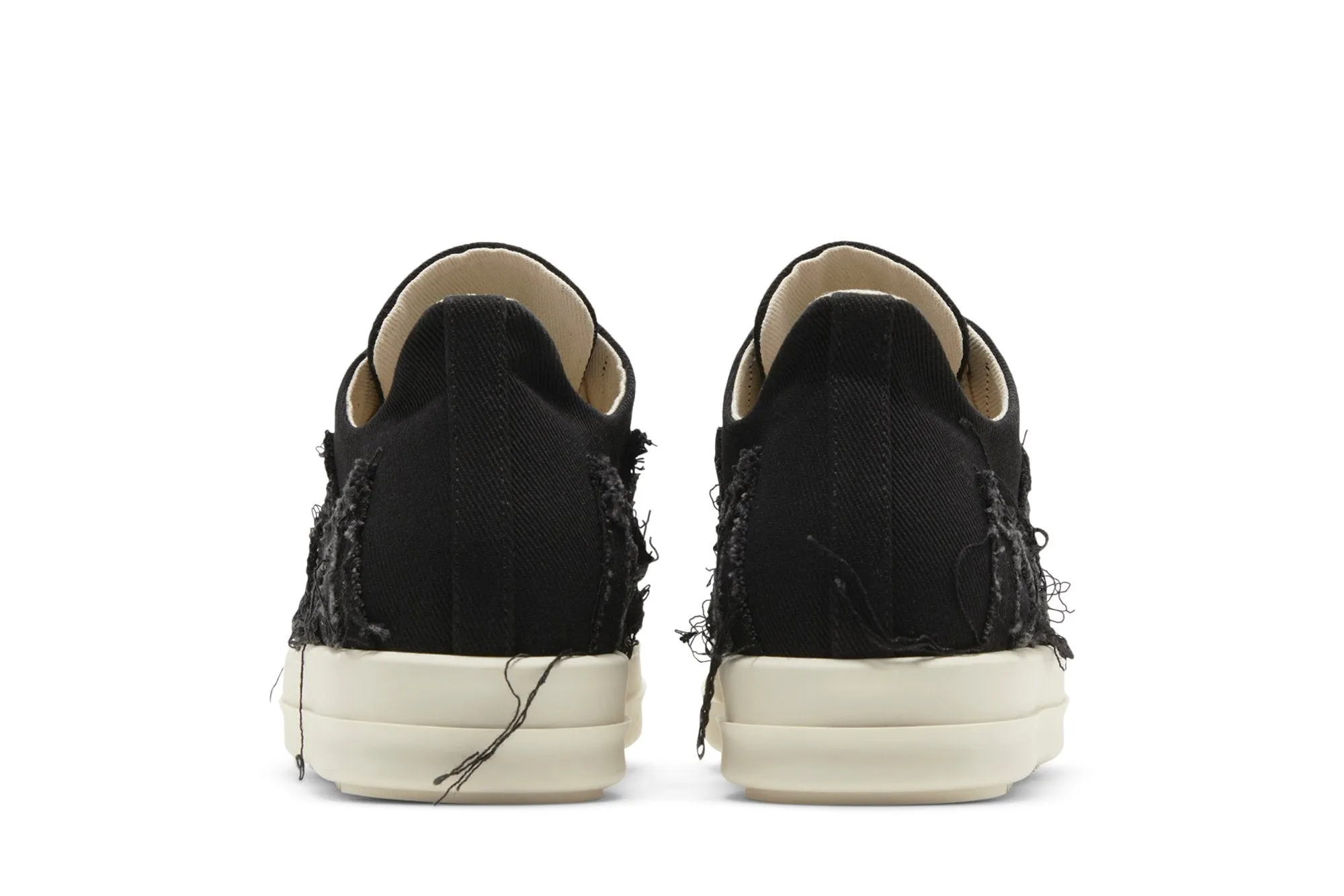 Low-top sneakers Rick Owens Wmns EDFU DRKSHDW Slashed Low, black