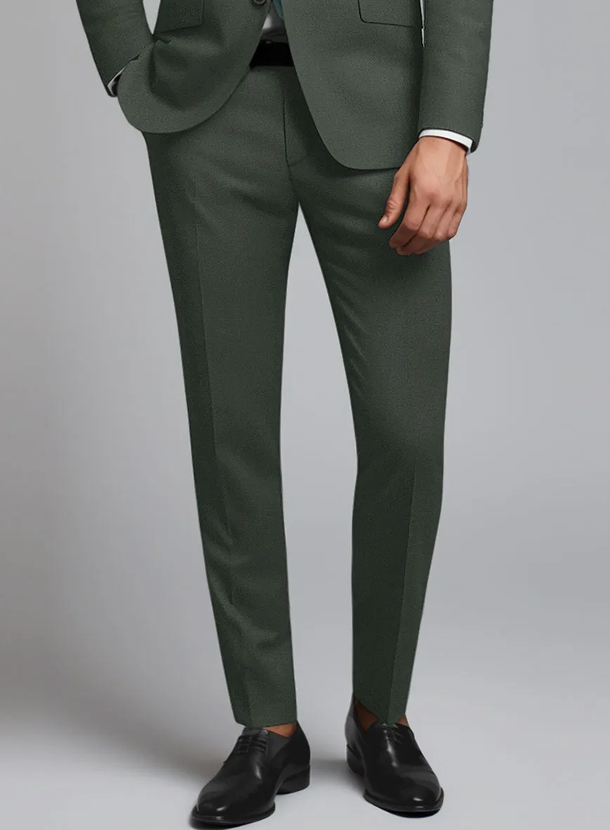 Marco Stretch Military Green Wool Pants