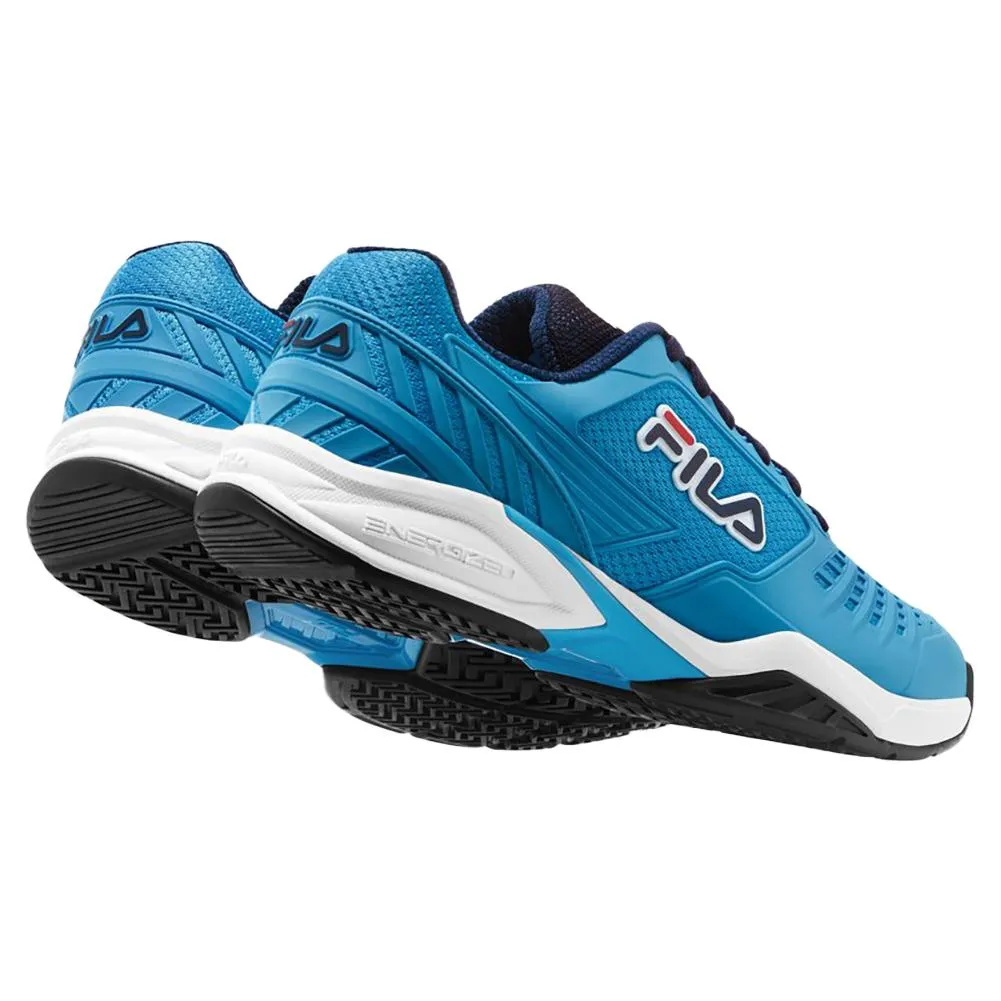 Men's Axilus 2 Energized Tennis Shoes Hawaiian Ocean and White