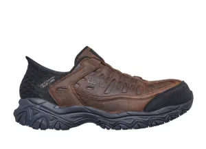 Mens Skechers Slip-on Work Shoes Holdredge - Ryker