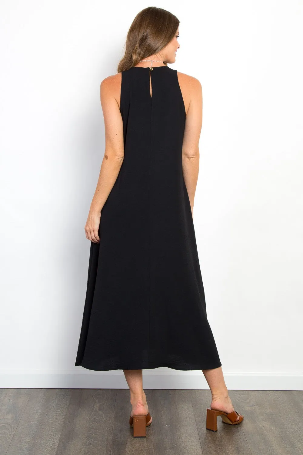 Midi Tank Dress with Pockets